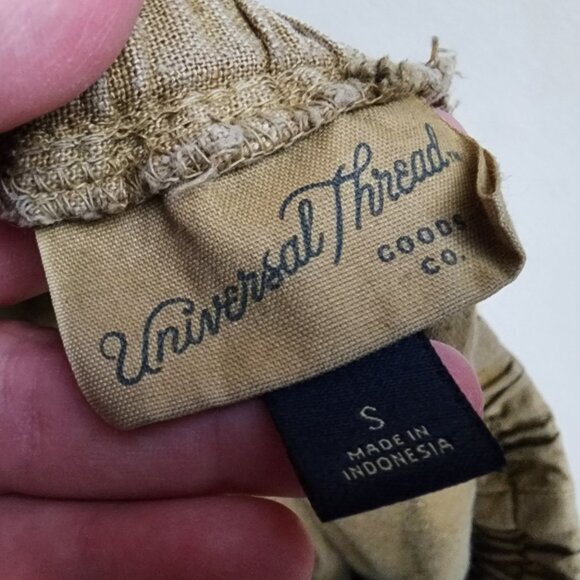 Universal Thread Khaki Linen Shorts Size Small - Picture 5 of 9